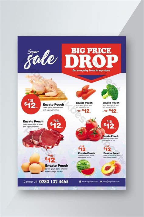 Supermarket Promotion Sale Flyer Template Psd Free Download Pikbest