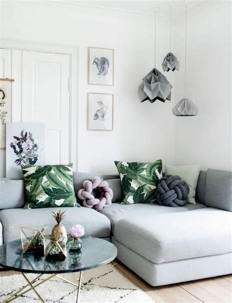 Blue and green should never be seen, as the old saying goes. Green Room Living And Emerald Grey | Living room decor ...