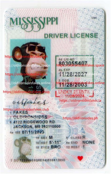 Mississippi Driver Licensems U21 Oldironsidesfakes Fakeidvendors