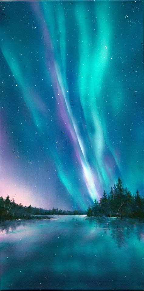 Northern Lights Fine Art Print Aurora Borealis Space Wall Art Etsy