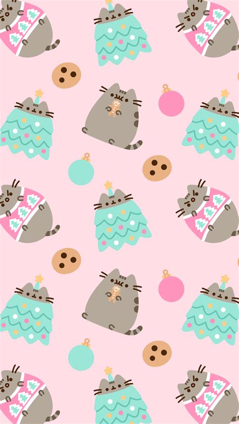 Free Exclusive Pusheen Android And Iphone Christmas