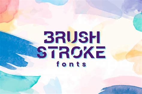 30 Incredible Brush Stroke Fonts For Designers Decolorenet