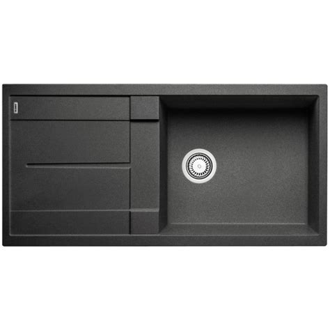 Blanco Silgranit Metra Xl 6 S Single Sink With Drainer Anthracite Bl