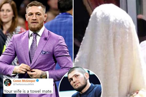 Conor Mcgregor Blasted For Racist Tweet As He Compares Khabibs Wife