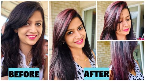 You can go two ways with a root touch up at home. How to color your hair Red (Ombre) at home - From Dark ...