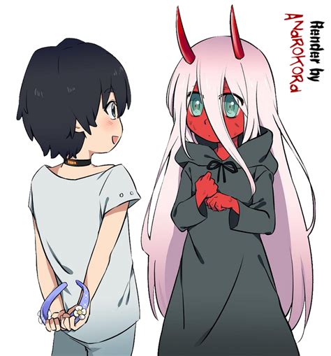 Darling In The Franxx Hiro X Zero Two By Androkording On Deviantart