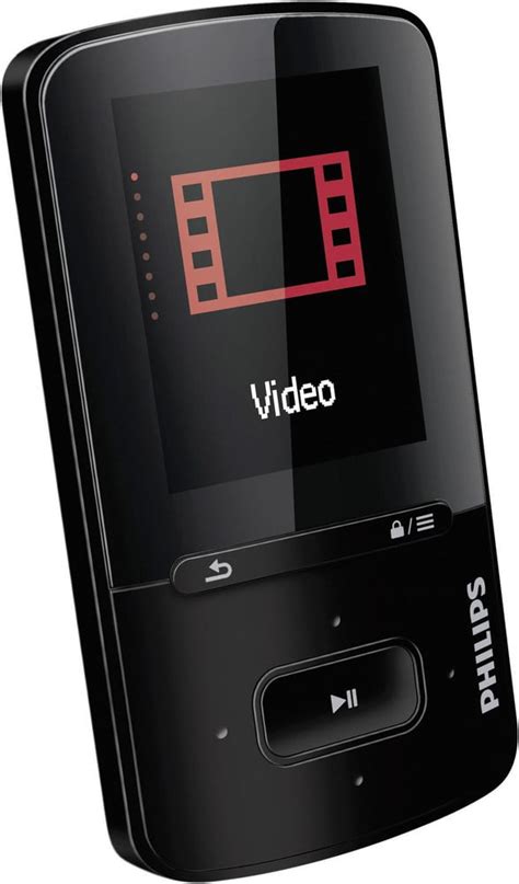 Mp3 Player Mp4 Player Philips Gogear Vibe 4 Gb Schwarz