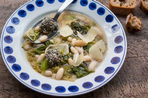 Escarole Soup With Beans And Meatballs David Lebovitz