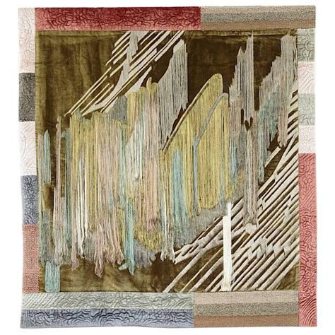 The ladder is a very fine wool tapestry, size 42.5w x 84h created from the finest wool available, paternayan wool. Hand Crafted Wall Hanging Fibre Art Textile Contemporary ...