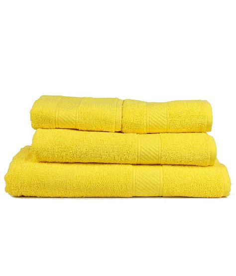 Browse everything about it right here. Trident Neon Yellow 4 Pcs Couple Bath Towels Set - Buy ...