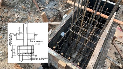 Construction Piling Layout With Column And Stump Schedule Pile Cap