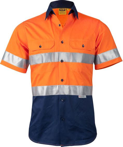 Uniform Australia Australian Industrial Wear Sw59 Mens Taped Cotton