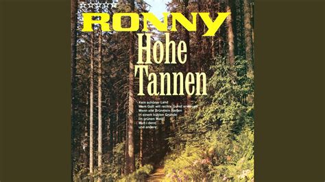 Hohe Tannen By Ronny Samples Covers And Remixes Whosampled