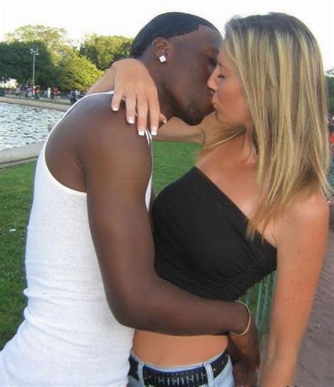 Pictures Showing For Black And White Interracial Kissing