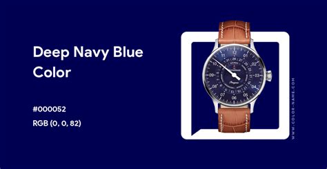 Deep Navy Blue Color Hex Code Is 000052
