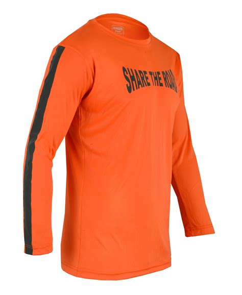 High Visibility Dri Fit Polyester Long Sleeve Safety Shirt