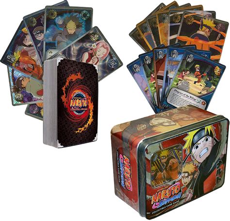 100 Assorted Naruto Collectible Cards With Rares And Foils Includes