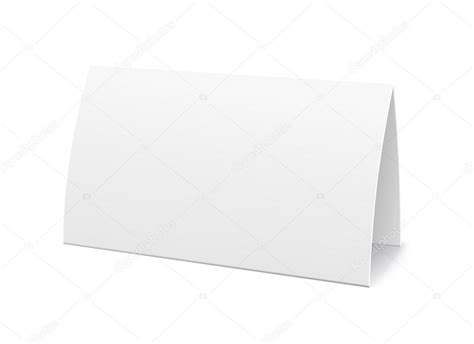 Paper Table Card Sign Template Stock Vector Image By ©macrovector