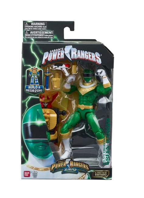 Bandai Power Rangers Zeo Legacy Green Ranger 6 Action Figure Sure