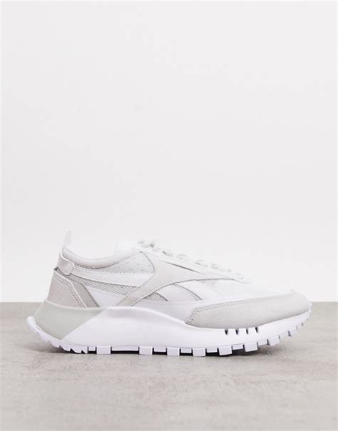 Reebok Classic Legacy Trainers In Triple White Asos