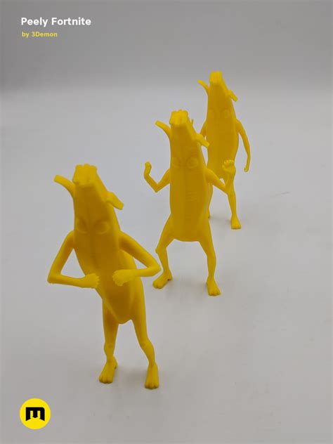 Peely Fortnite Banana Figure 3demon 3d Print Models