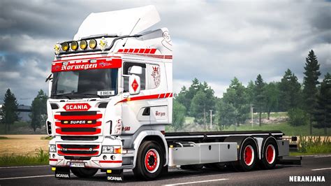 Tandem Addon For RJL Scania RS R4 By Kast With Swap Body ETS2 Mods