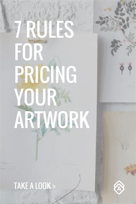7 Rules For Pricing Your Artwork Knowing How To Price Artwork Is