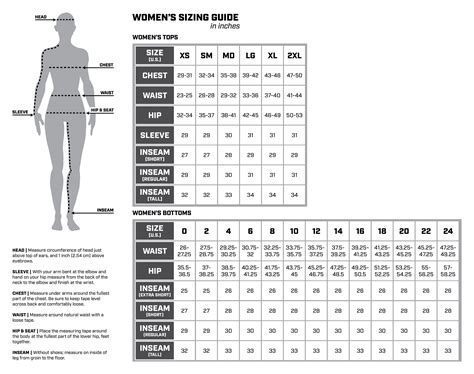 Womens Size 12 Clothing Measurements