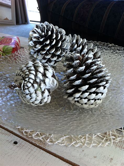 How To Paint Pine Cones For Christmas