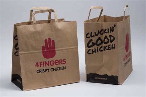 Custom Printed Paper Bags For Restaurant Takeout And Catering