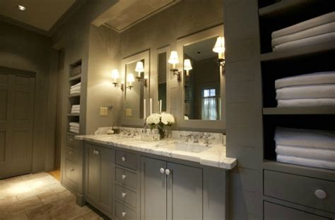 Do you think grey bathroom vanity cabinet seems nice? Grey Bathroom Vanity - Transitional - bathroom - R Higgins ...