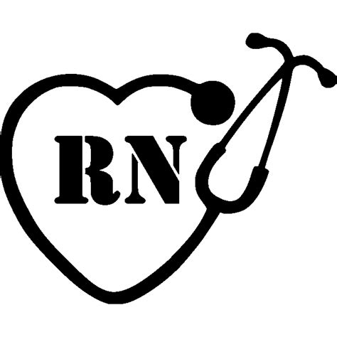 Nurse Symbol Stethoscope Svg