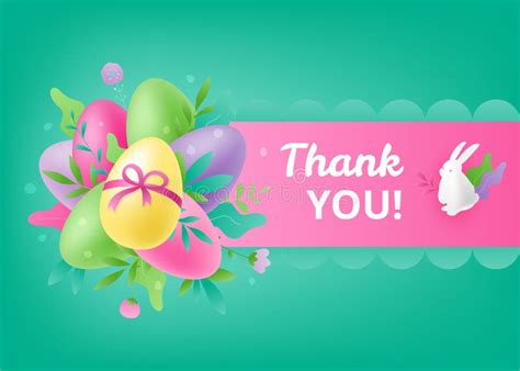 Easter Bunny Thank You Stock Illustrations 24 Easter Bunny Thank You