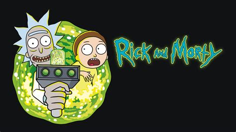 Morty Smith Rick Sanchez In Black Background Hd Rick And Morty