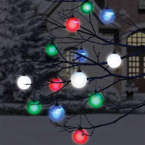 The Cordless Lighted Outdoor Ornaments Hammacher Schlemmer Outdoor