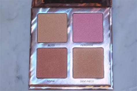 Urban Decay Afterglow Highlighter Palette Review And Swatches