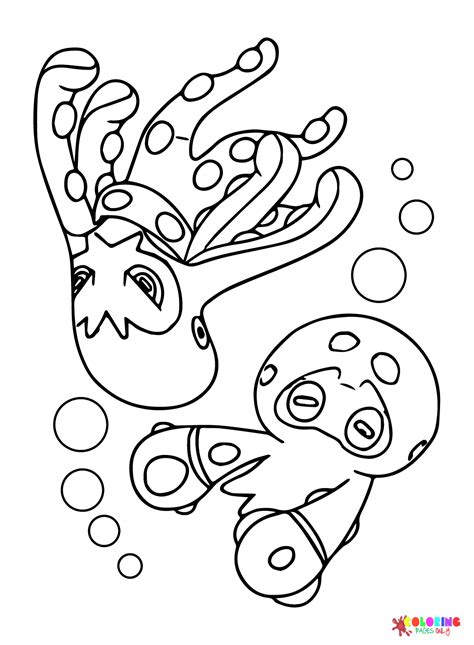 Clobbopus And Grapploct Coloring Pages Free Printable Coloring Pages
