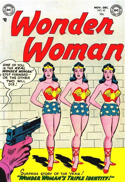 Wonder woman this page contains all cover art images in the database for this particular comic series. Wonder Woman #62, December 1953, cover by Irwin Hasen and ...