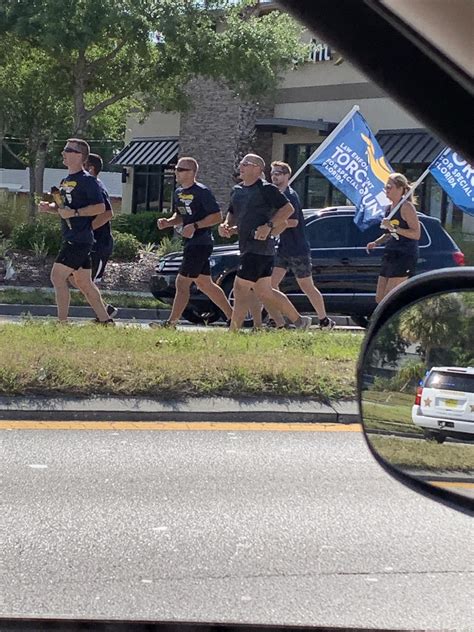 Pinellas county law enforcement torch run for special Olympics!!! Got