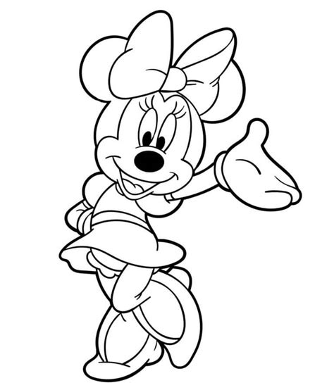 Planse De Colorat Minnie Mouse De Colorat P Desene De Colorat Sexiz Pix