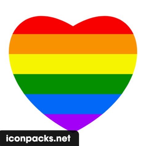 Rainbow Heart Png