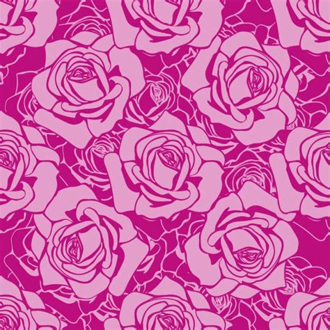 Floral Seamless Texture With Roses ⬇ Vector Image By © Likka Vector