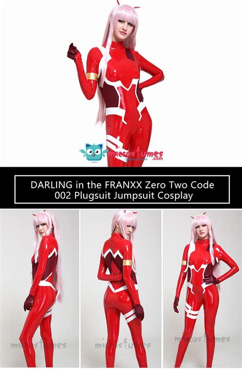 DARLING In The FRANXX Zero Two Code 002 Plugsuit Jumpsuit Cosplay