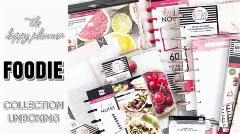 New Foodie Collection From The Happy Planner® Unboxing At Home With