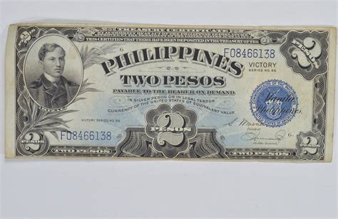 Vintage Philippines Paper Money Currency Collectible Note Property Room