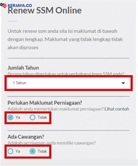 (pilih sama ada anda memerlukan maklumat perniagaan atau tidak). ezBiz SSM: Cara Mudah Renew SSM Secara Online