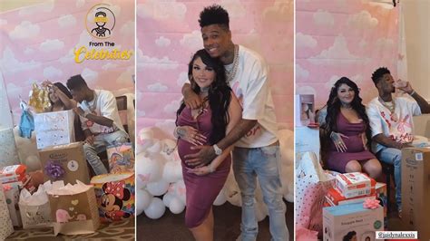 Blueface And Jaidyn Alexis Host A Beautiful Baby Shower For Their 2nd