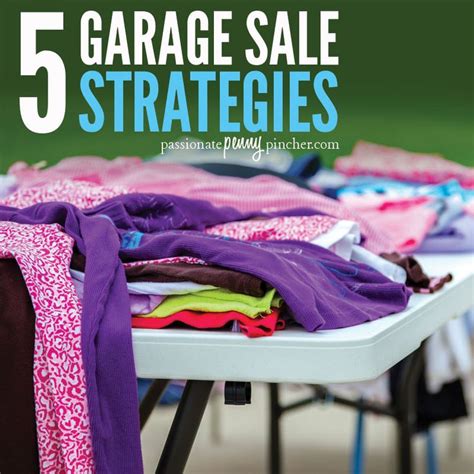 5 Garage Sale Shopping Strategies Living On A Budget Frugal Living