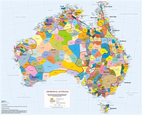 A Large Map Of Australia With All The Major Cities
