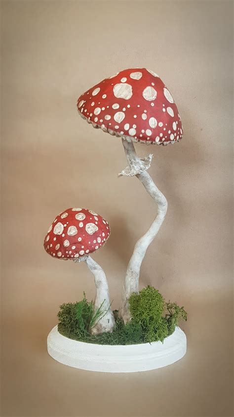 Sold Ooak Large Mushroom Specimen Sculpture Fungus I Faunleyfae